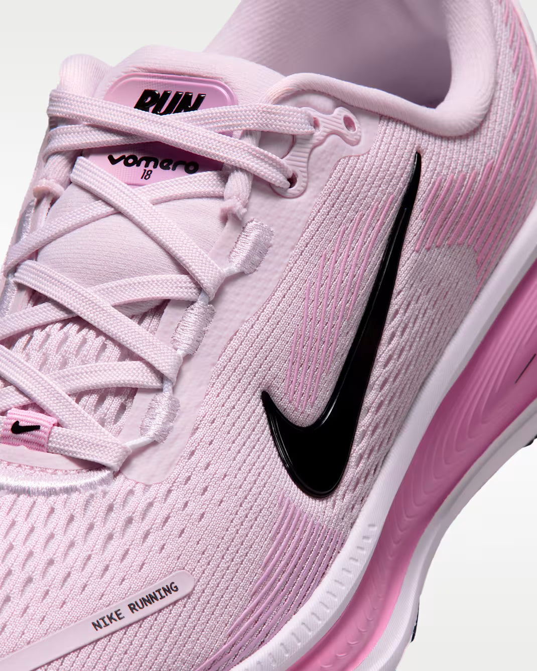 Nike Vomero 18 Kids (Bleached Lilac/Light Magenta/Pink Rise/Black)
